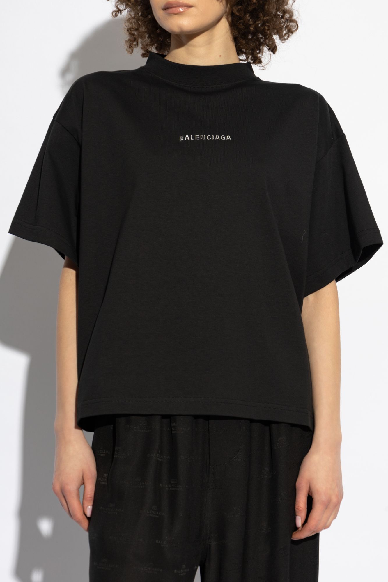 Black T-shirt with logo Balenciaga - Vitkac France